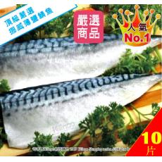 KLB 真空包急速冷凍挪威鯖魚10片裝(約2kg)/北大西洋鯖魚.日本台灣鯖魚