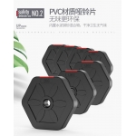 KLB　多用防滾環保PVC啞鈴20KG